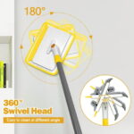 JEHONN Baseboard Cleaner Tool with Handle (Yellow) - Image 2