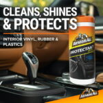 Armor All Car Interior Protectant Car Cleaning Wipes, 60 Count - Image 2