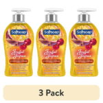 (3 pack) Softsoap Joyful Liquid Hand Soap, Paraben Free, pH Balanced, Cherry and Passion Fruit Scent, 11.25 fl oz Pump Bottle