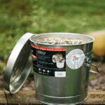 BEHRENS Galvanized Steel Locking Lid Storage Can, 6-Gallon - Image 3