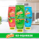 Gain EZ-Squeeze Dishwashing Liquid Dish Soap, Original Scent, 14.70 fl oz - Image 3