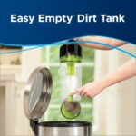 BISSELL PowerForce Compact Turbo, Bagless, Upright Vacuum, Powerful Suction, East Empty Dirt Tank, Lightweight, High Reach Wand, 2690, Green & Black - Image 3