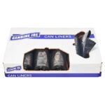 Genuine Joe Heavy-Duty Trash Can Liners, 60 Gallon, 50 per Box, GJO01535, Black - Image 2