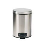 Better Homes & Gardens Stainless Steel SS 1.3 Gallon Metal Bathroom Waste Basket with Removable Liner - Image 2