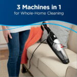 BISSELL 3-in-1 Turbo, Corded, Stick Vacuum, Carpet, Area Rugs, Hardfloor, Upholstery, Removable Hand Vac, Lightweight, Motorized Bursh Roll, 2610, Black - Image 3
