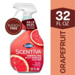 Clorox Scentiva Bleach-Free Multi-Surface Cleaner Spray, Grapefruit & Orange Blossom, 32 fl oz - Image 5