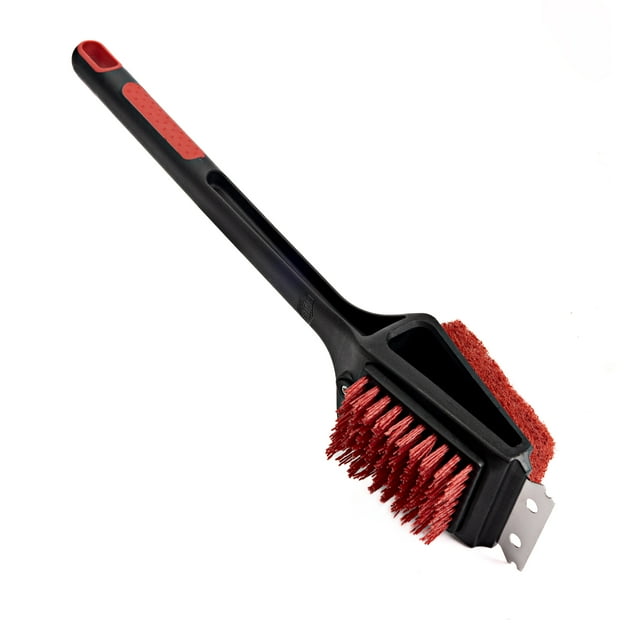 Expert-Grill-3-in-1-Cleaning-Cold-Grill-Brush-with-Stainless-Steel-Scraper_1da0cbbf-e603-4d91-91bf-01e0146908fd.ae1d5a10043cce22afd6f21610e4638a Expert Grill 3 in 1 Cleaning Cold Grill Brush with Stainless Steel Scraper - Image 1
