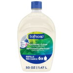 Softsoap Soothing Clean Liquid Hand Soap, Aloe Vera Fresh Scent, 50 fl oz