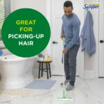 Swiffer Sweep + Mop, Dry Pads Refill, Floor Cleaner, Cleaning Cloths, Heavy Duty, Unstopables, 20 Count - Image 3